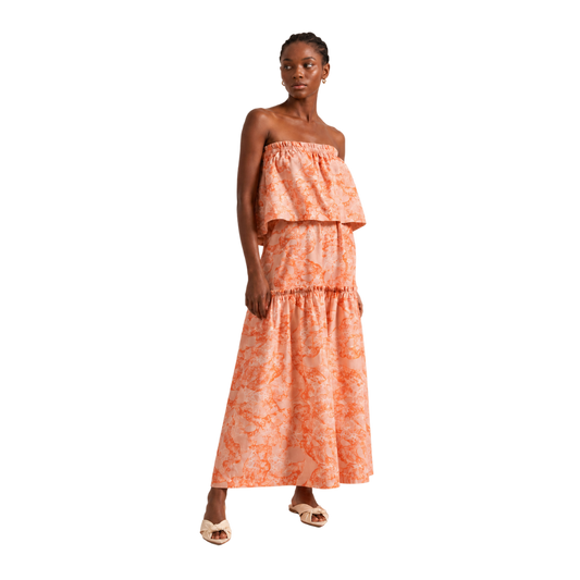 Vestido Longo Estampado Adriana Degreas