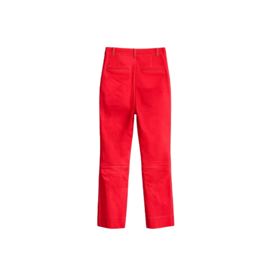 Calça Couro Vermelha Nk