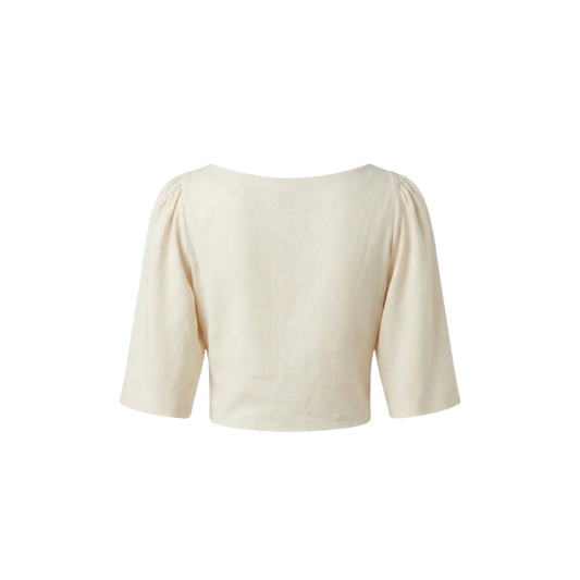 Top Branco Cris Barros