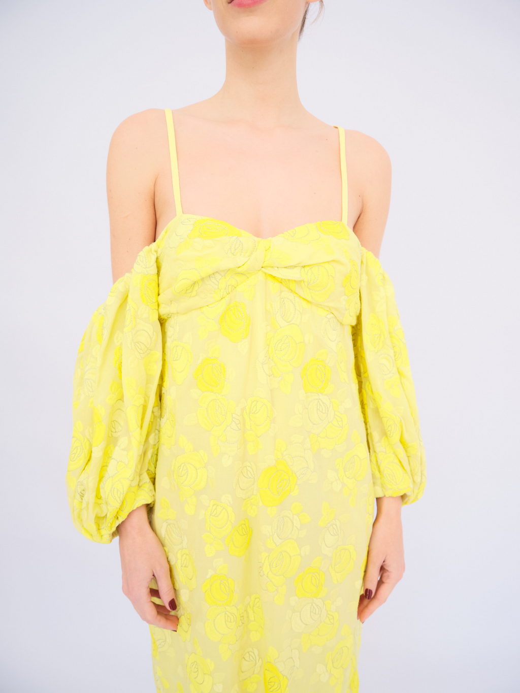 Vestido Amarelo Cris Barros