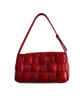 BOLSA VERMELHA BOTTEGA VENETA INTRECCIATO CASSETEE PADDED