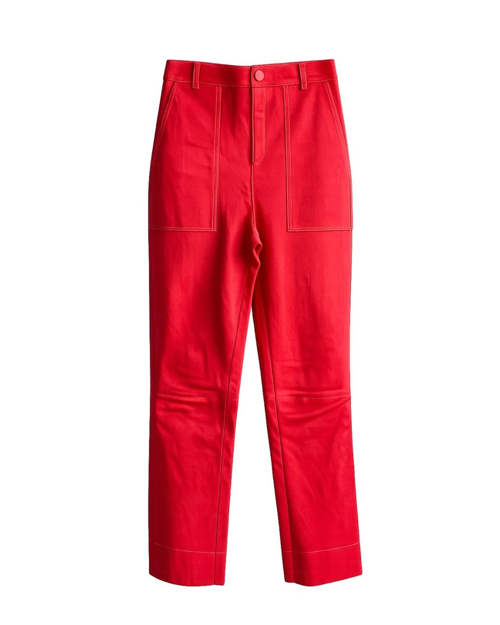CALÇA COURO VERMELHA NK