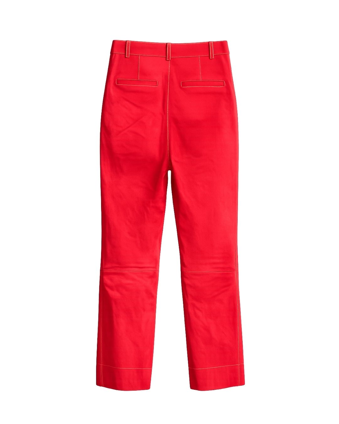 CALÇA COURO VERMELHA NK