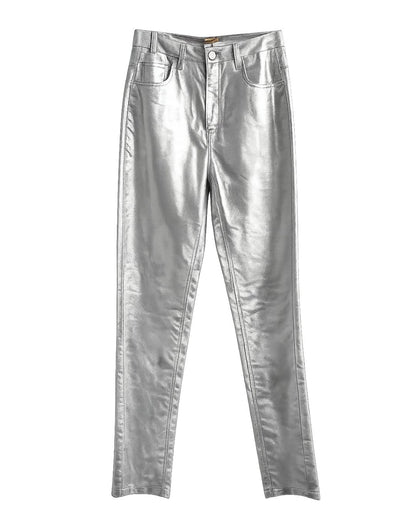 Calça Prateada Allmost Vintage