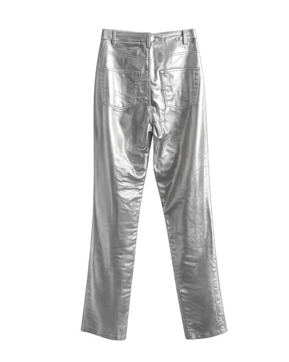 Calça Prateada Allmost Vintage