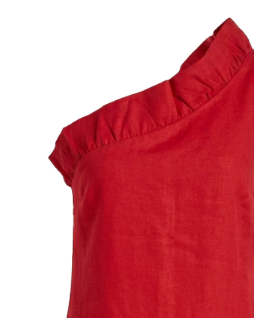 Vestido Ombro Único Vermelho Adriana Degreas