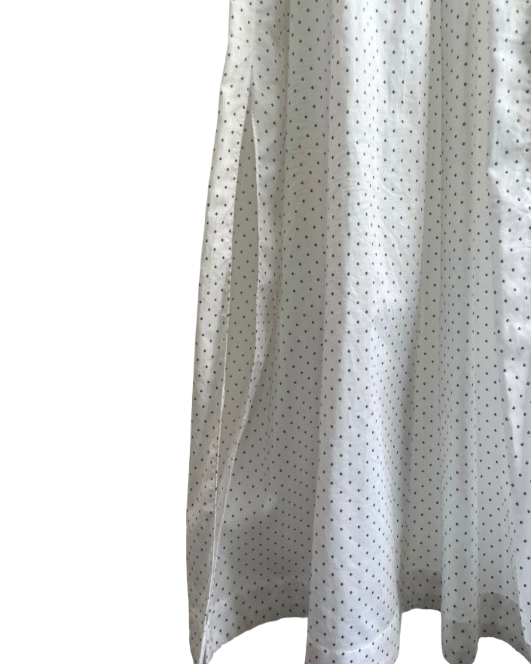 Vestido Poa Branco Paula Raia