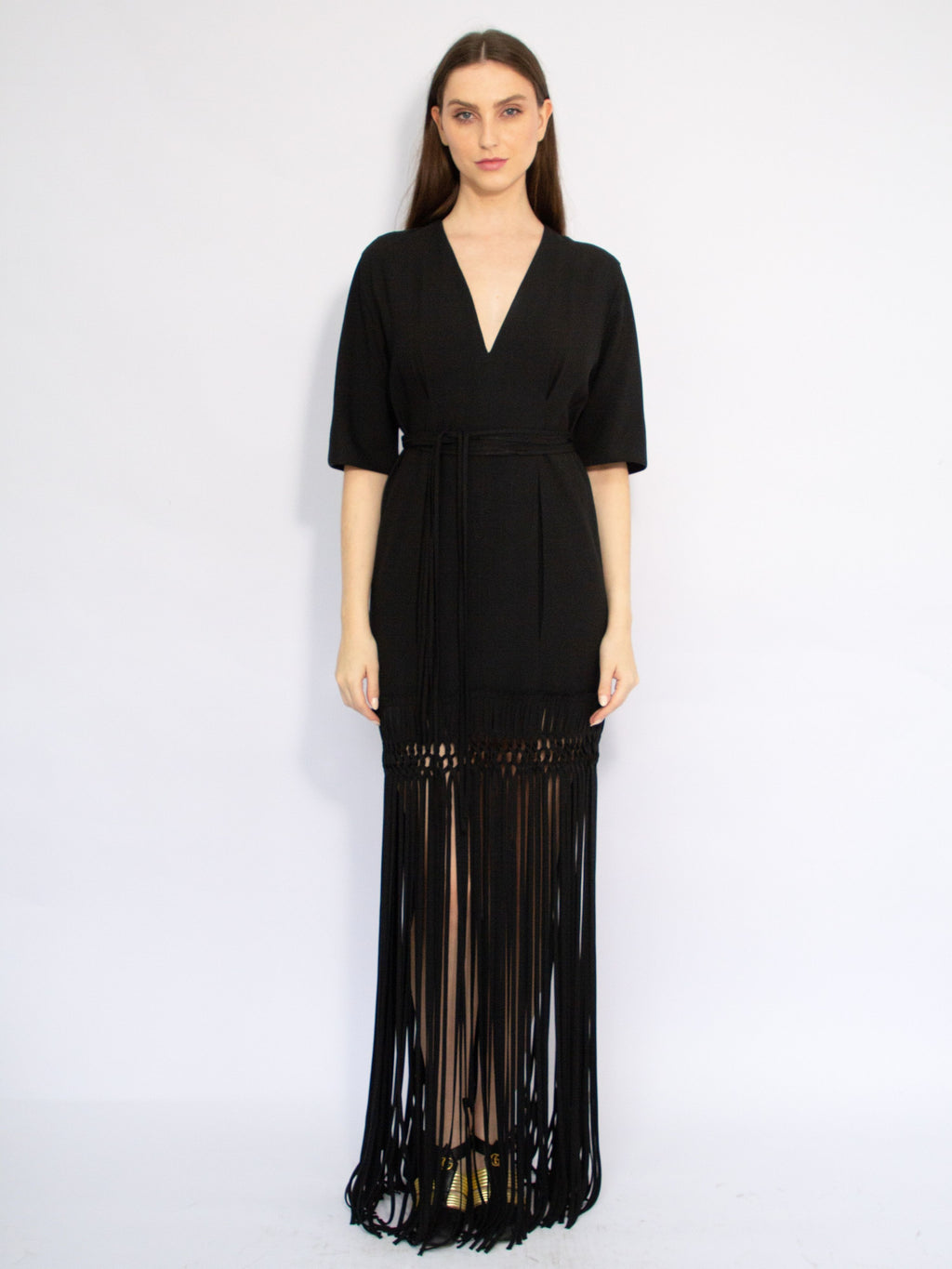 Vestido Franjas Cris Barros