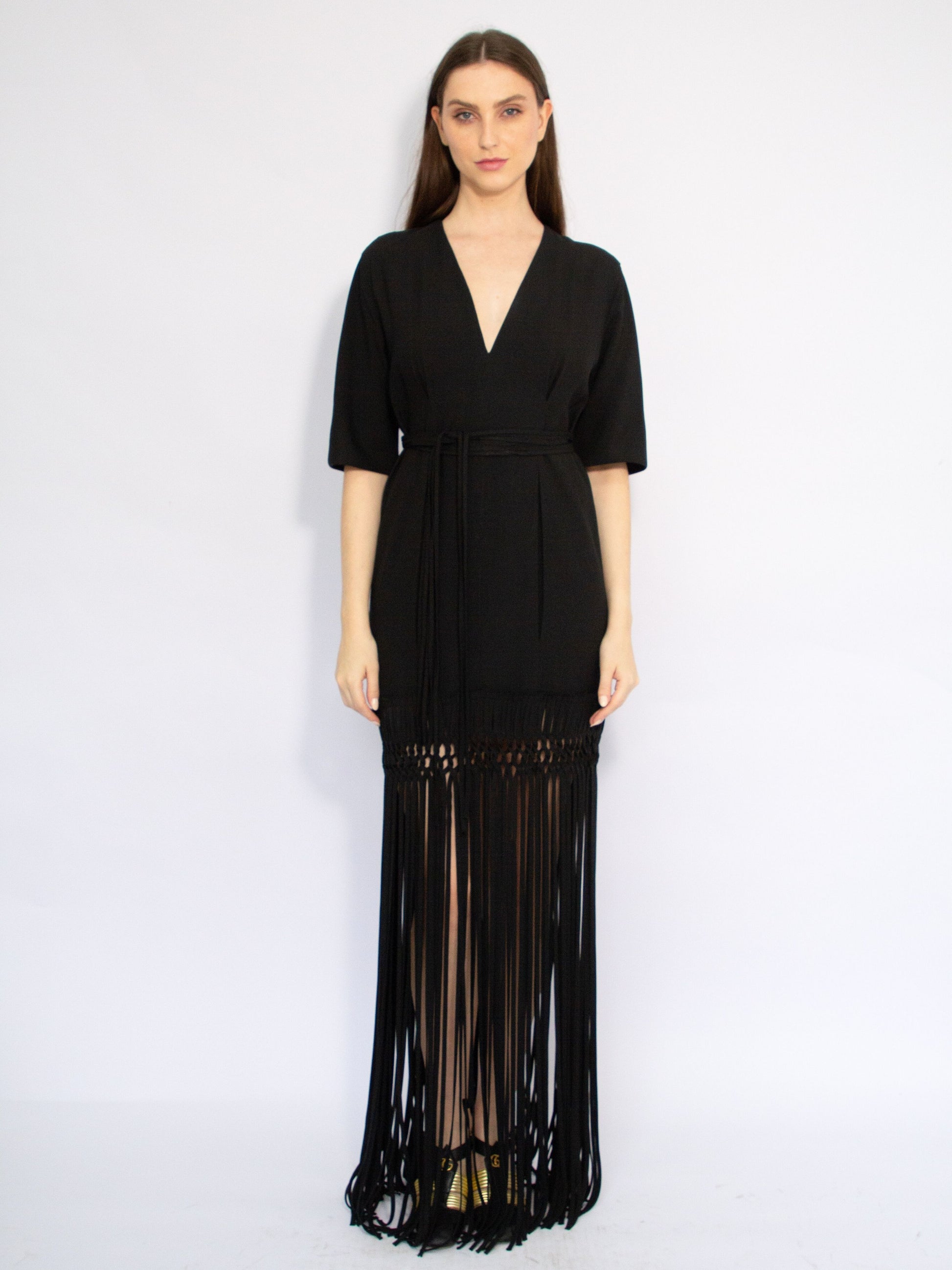 Vestido Franjas Cris Barros