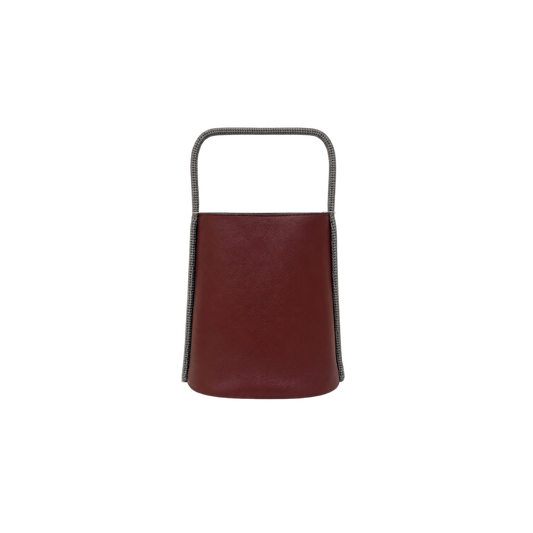 BOLSA BUCKET VINHO CARLOTTE