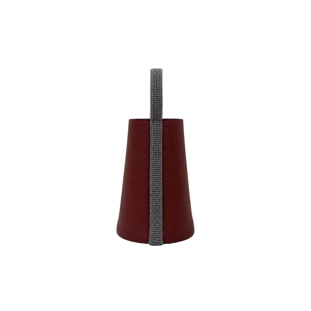 BOLSA BUCKET VINHO CARLOTTE