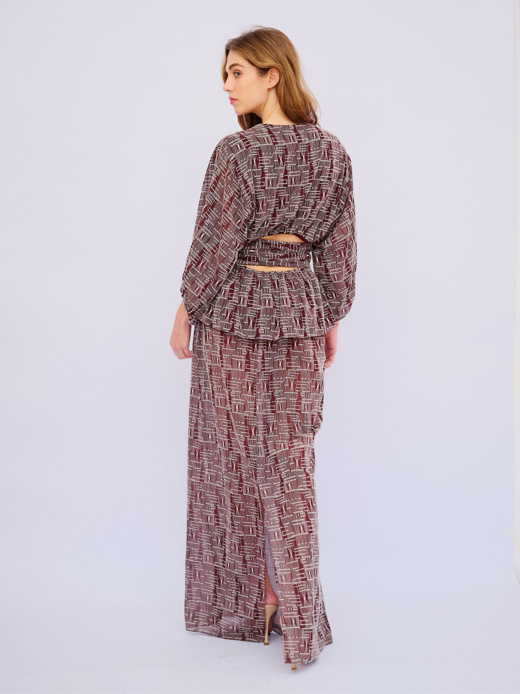 Vestido Vinho Paula Raia