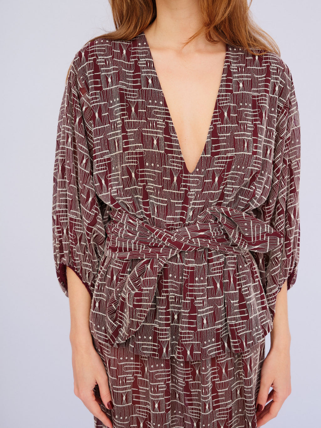 Vestido Vinho Paula Raia