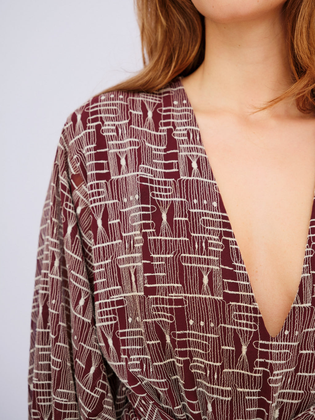 Vestido Vinho Paula Raia