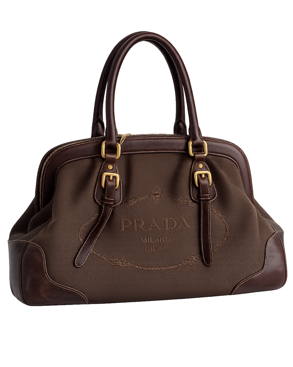 Bolsa Vintage Marrom Prada