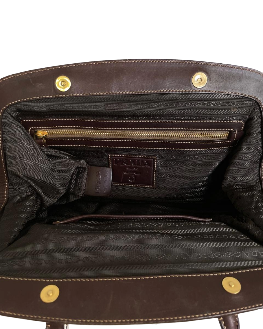Bolsa Vintage Marrom Prada