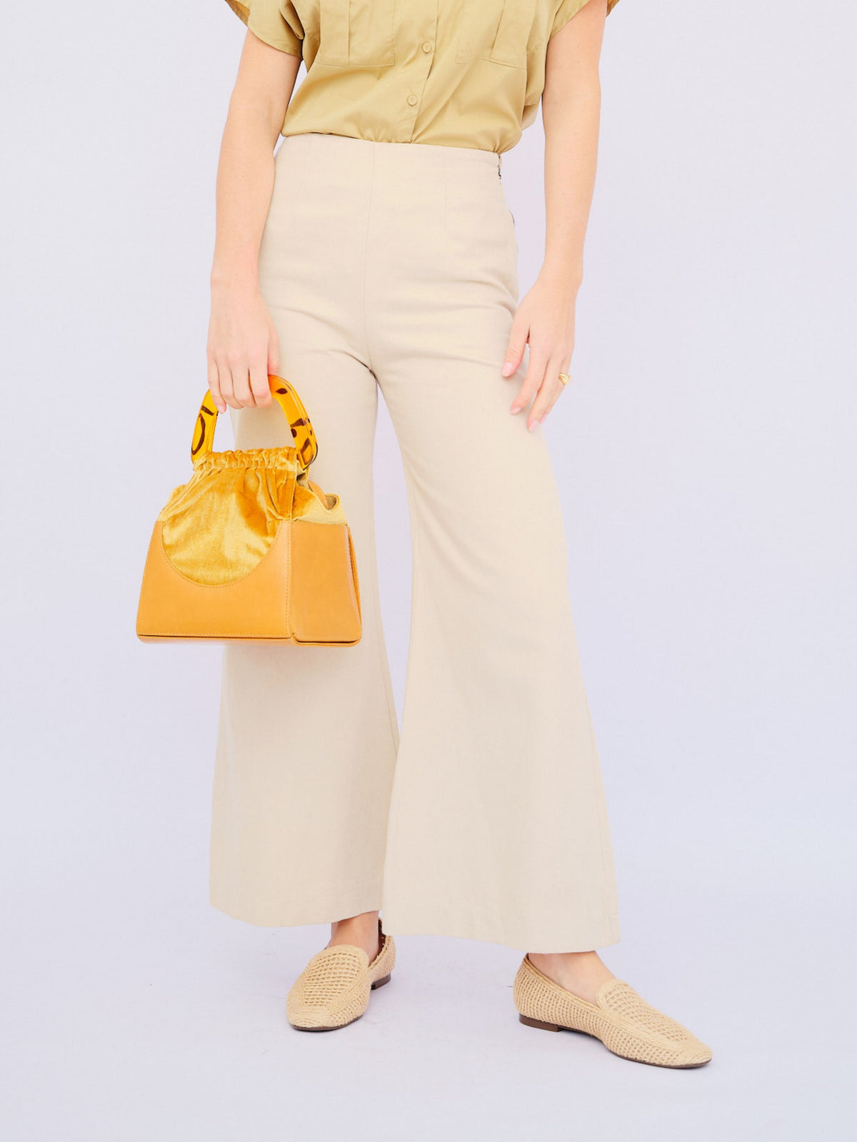 Calça de sarja Cris Barros