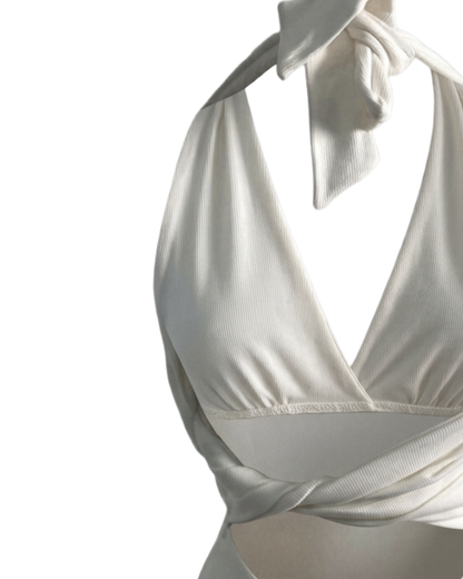 Body Branco Cris Barros