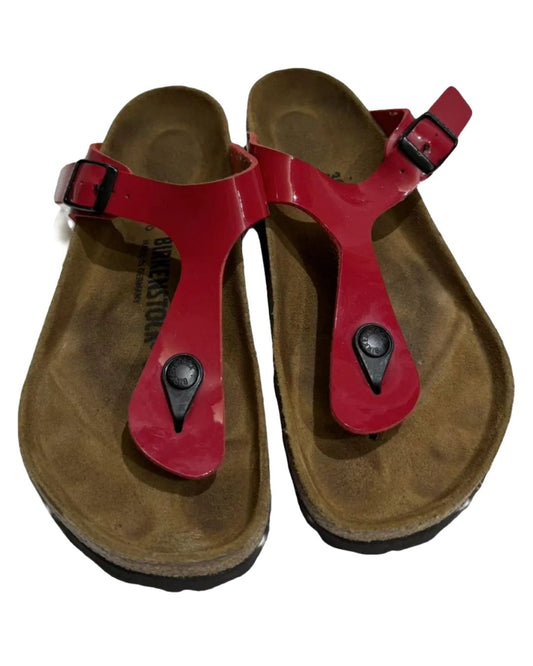 SAPATO VERMELHO BIRKENSTOCK