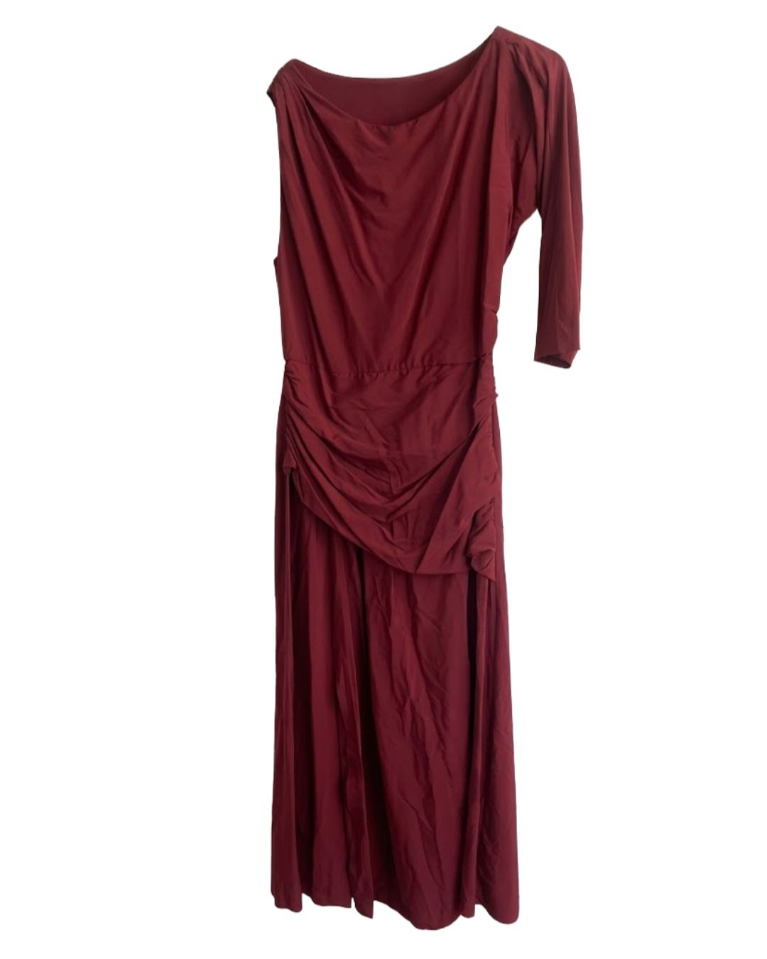 VESTIDO VINHO CRIS BARROS