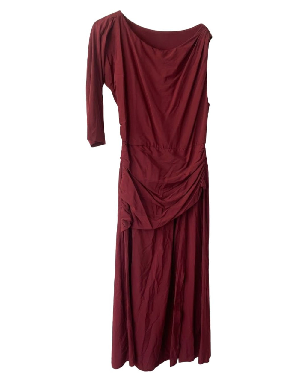 VESTIDO VINHO CRIS BARROS