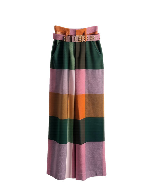 Calça Flanelada Xadrez Framed
