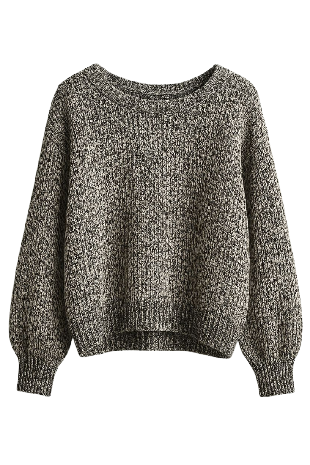 Casaco Tricot P&B Mixed