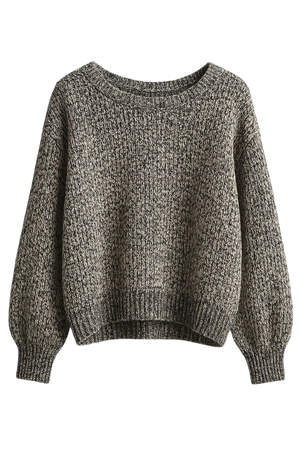 Casaco Tricot P&B Mixed