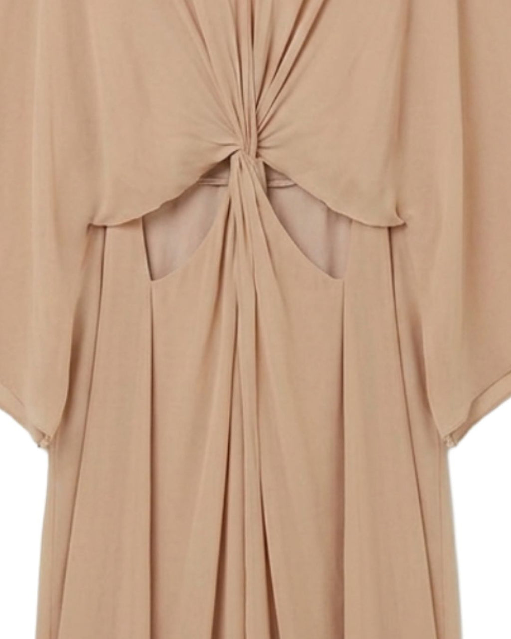 VESTIDO BEGE CRIS BARROS