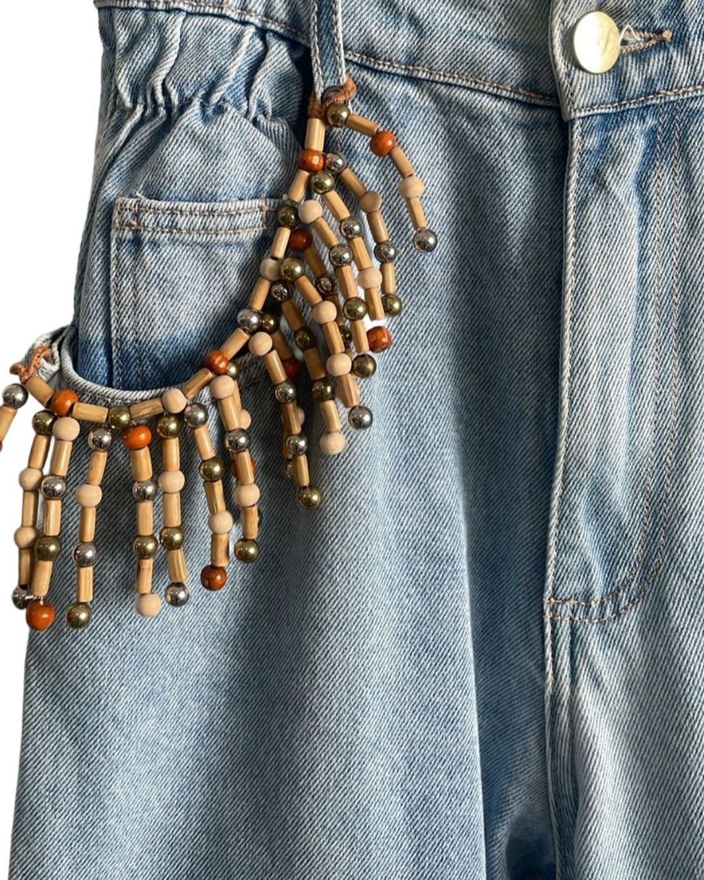 CALÇA AZUL ALLMOST VINTAGE