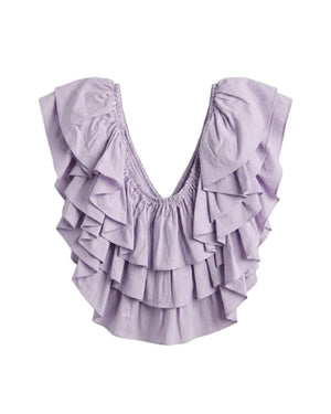 TOP ROXO CHAOUICHE