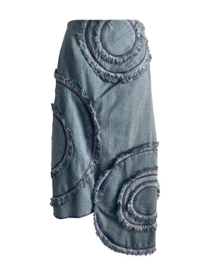 VESTIDO AZUL CHAOUICHE