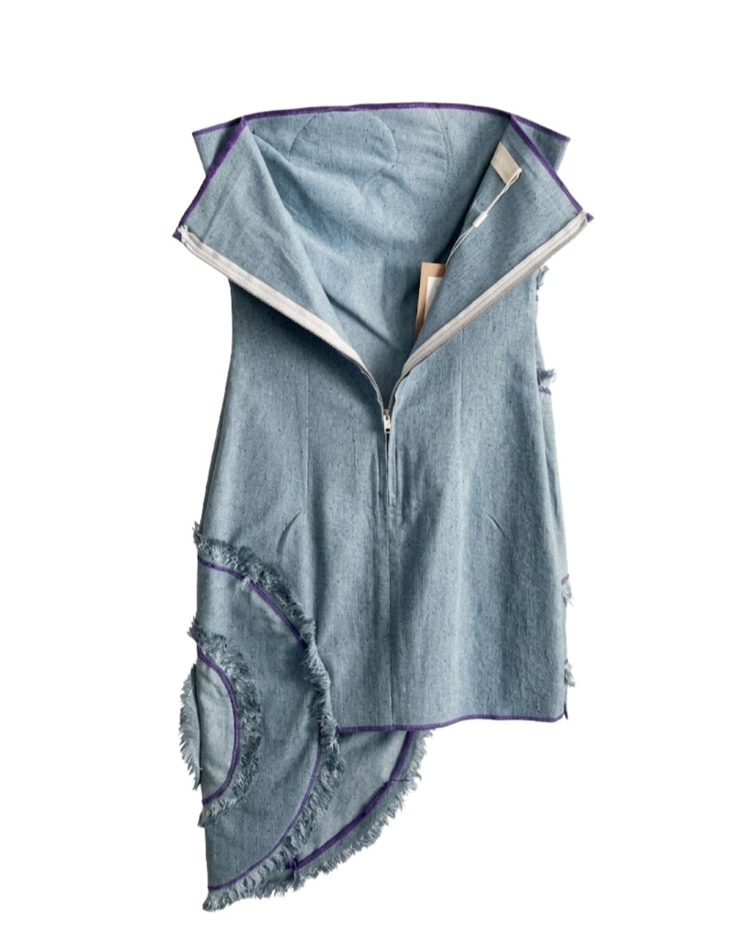 VESTIDO AZUL CHAOUICHE