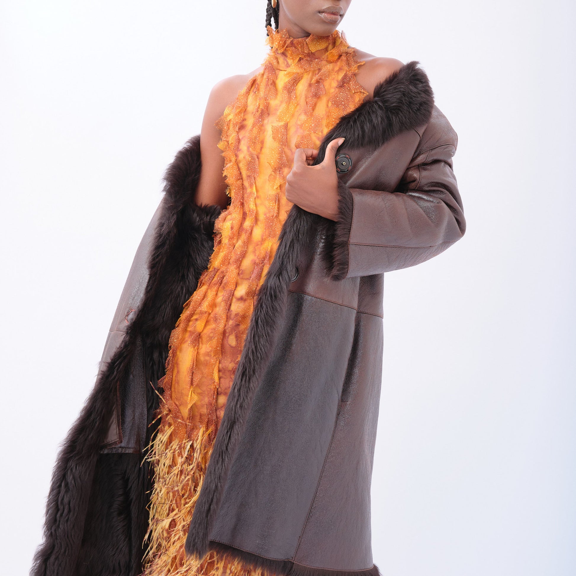 Casaco de Couro Prada