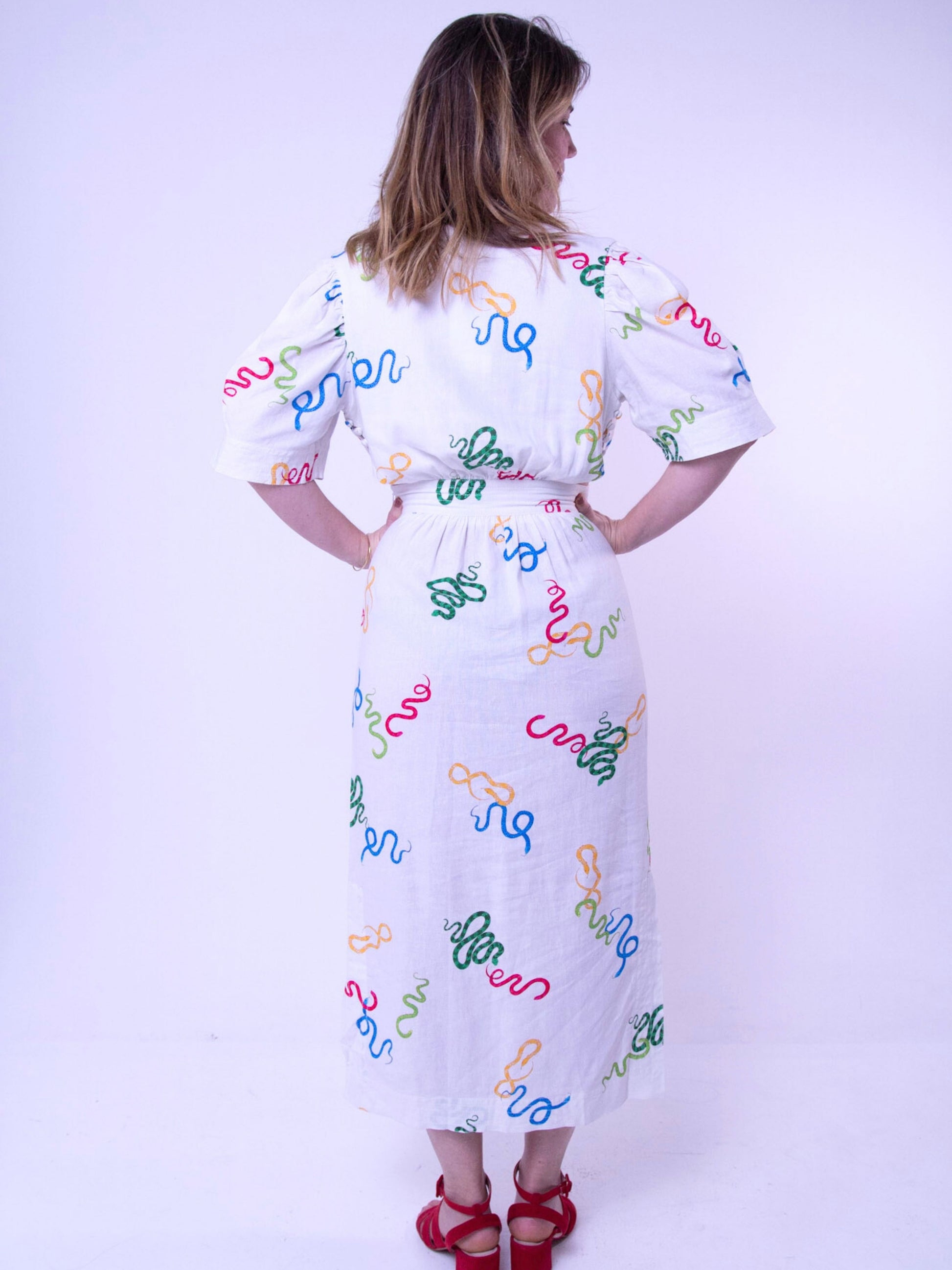 Vestido com Aplicações Isolda