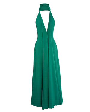 VESTIDO VERDE CHAOUICHE