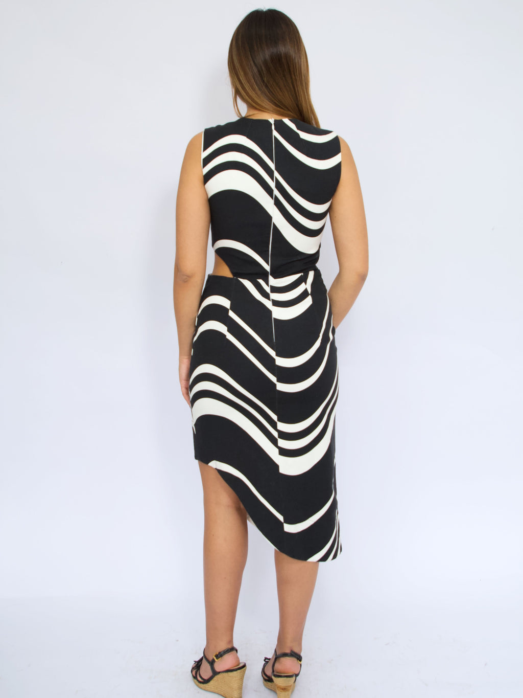 Vestido Listrado Andrea Marques