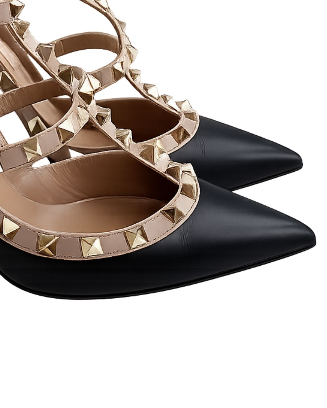 SAPATO BEGE ROCKSTUD VALENTINO