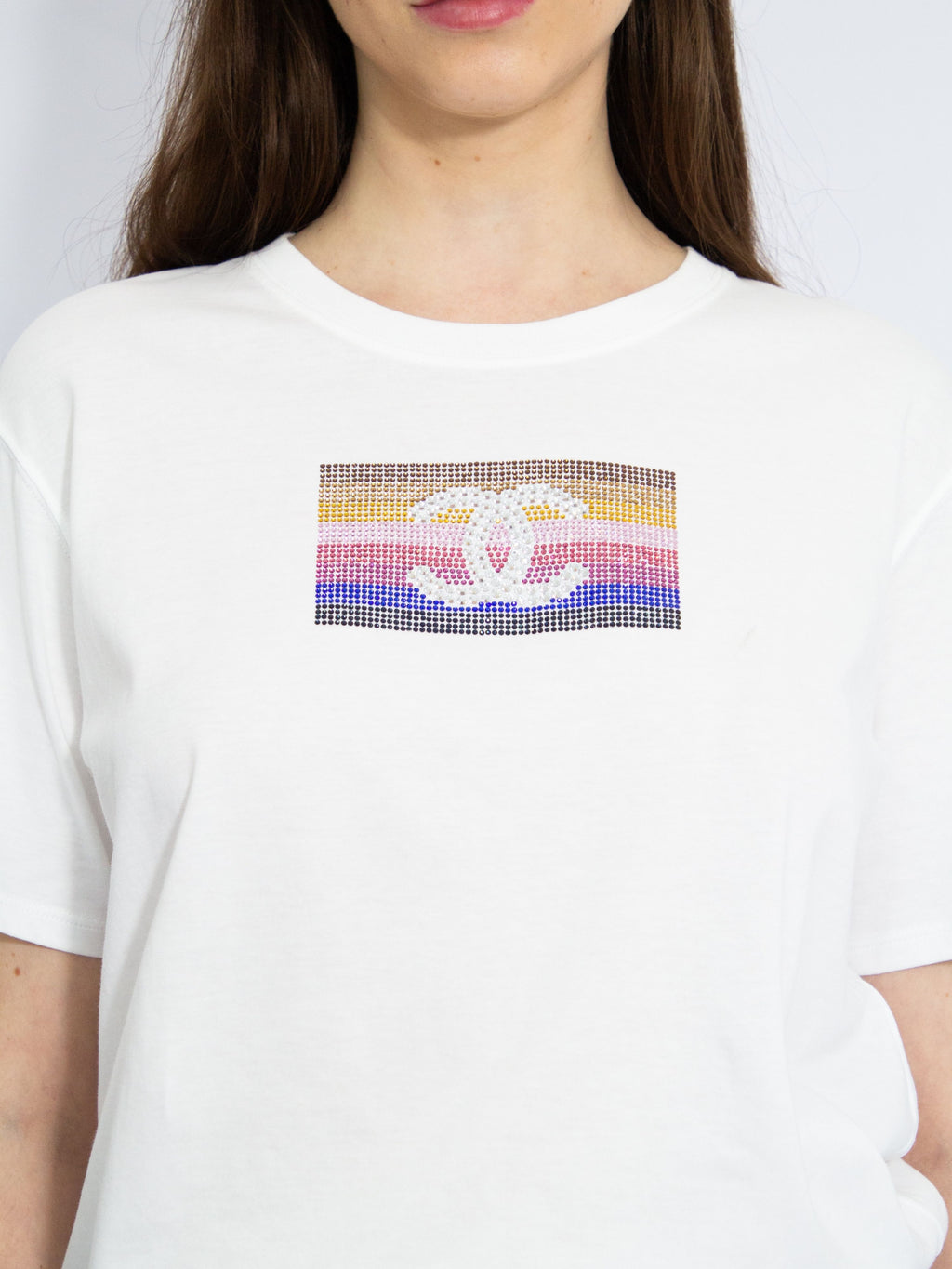 Camiseta Pedraria Chanel
