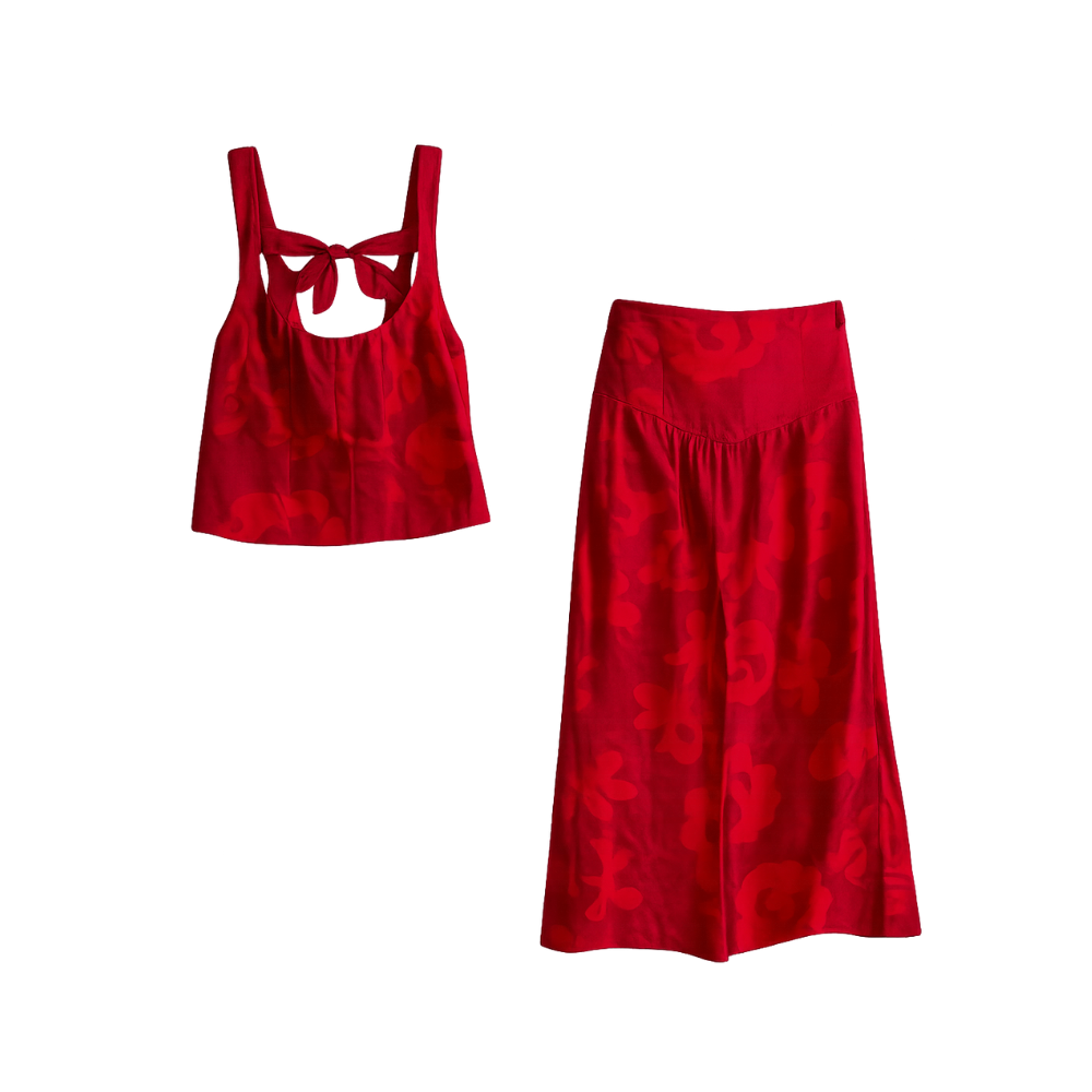 Conjunto Vermelho Caché