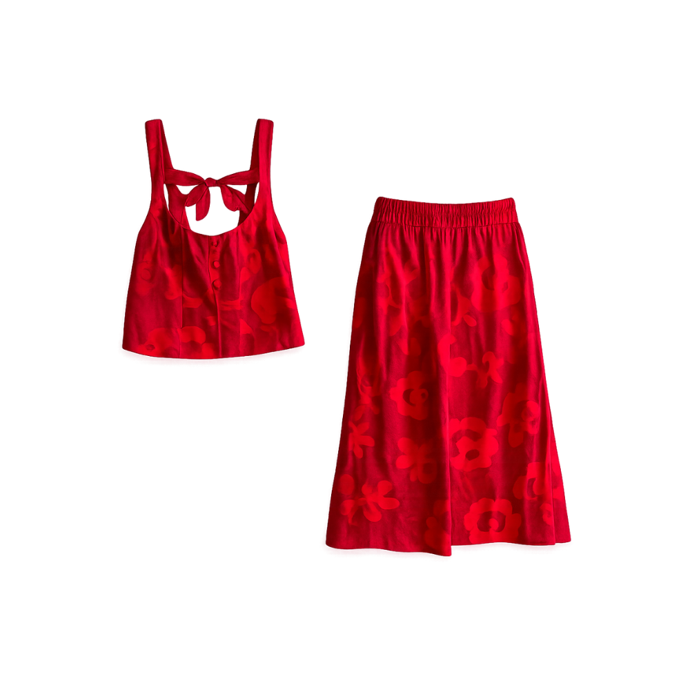 Conjunto Vermelho Caché