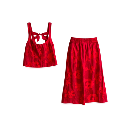 Conjunto Vermelho Caché