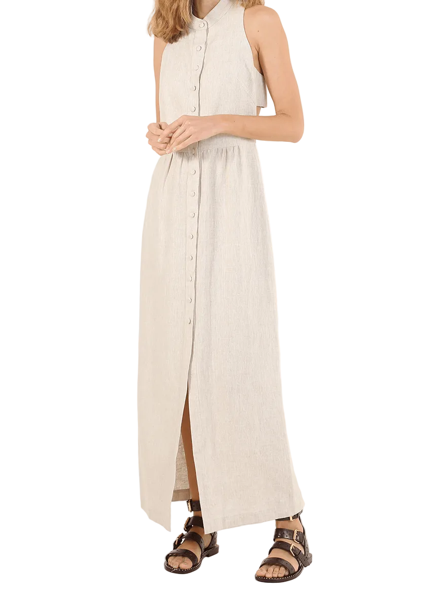 Vestido Bege Framed