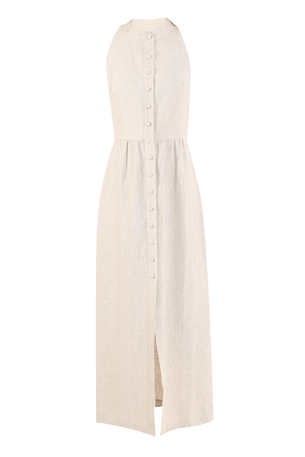 Vestido Bege Framed