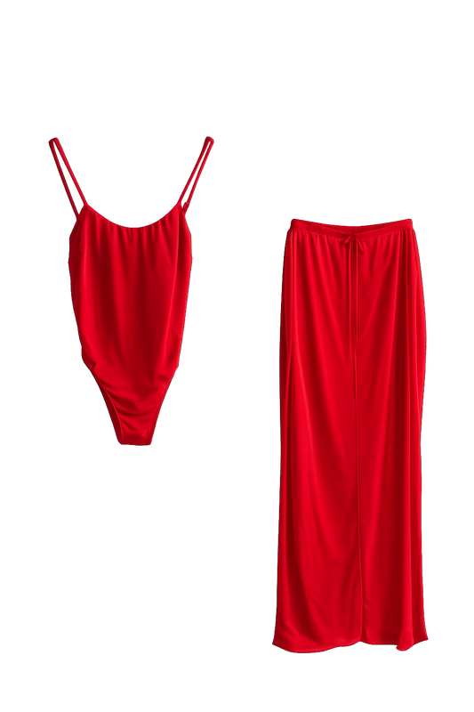 Beachwear Conjunto Vermelho Haight