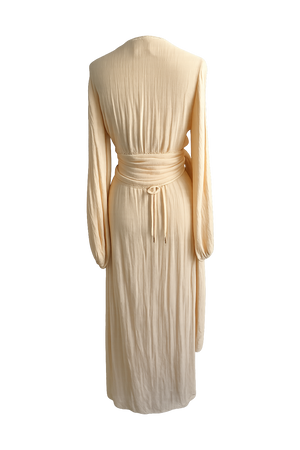 VESTIDO BEGE PAULA RAIA