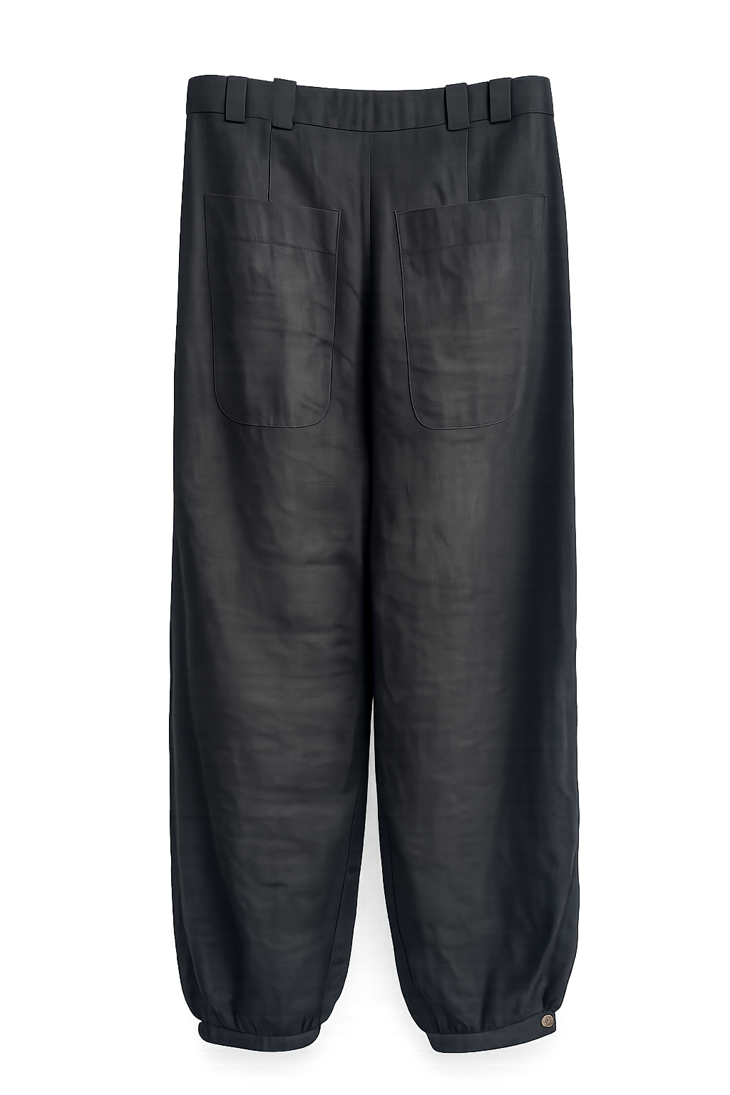 Calça Linho Preta Bisa