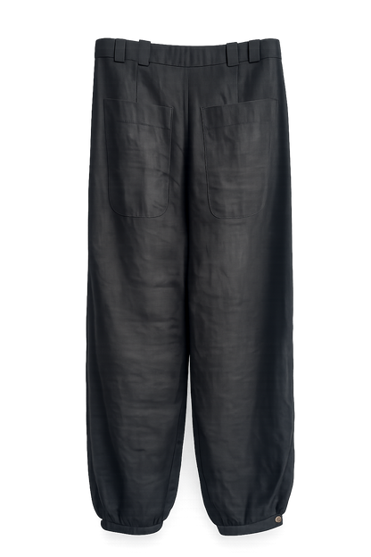 Calça Linho Preta Bisa