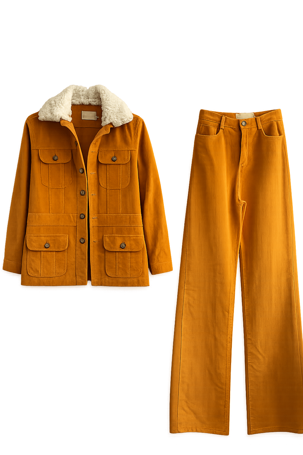 Conjunto Rayne Mostarda Cris Barros