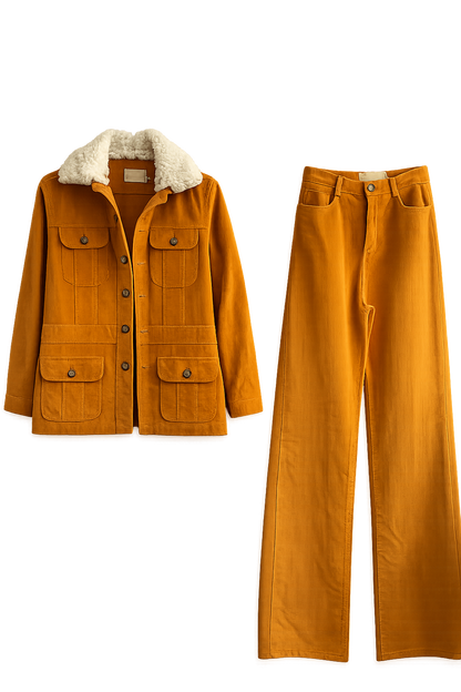 Conjunto Rayne Mostarda Cris Barros